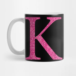 Pink K Mug